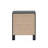 Morris G0092-N 2 Drawer Nightstand Black-387270292