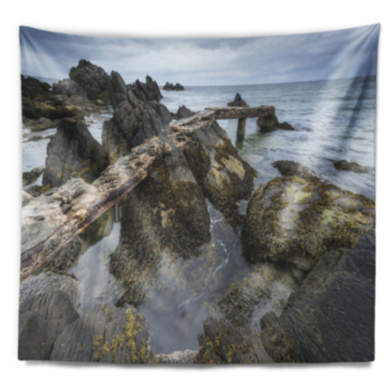 Tapisserie marine Seascape, H 32 po x l 39 po