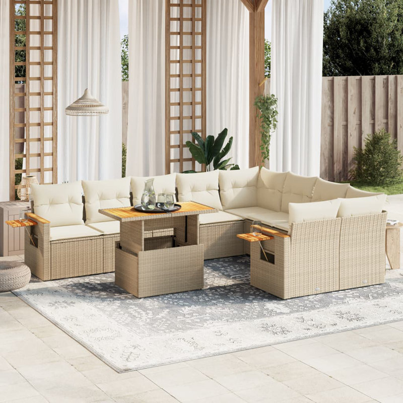 Ensemble de canapé de jardin Vidaxl