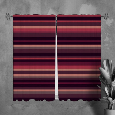 Paire de rideaux obscurcissant en polyester Zunaid