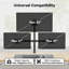 Symple Stuff Multi-Screen Desktop Mount