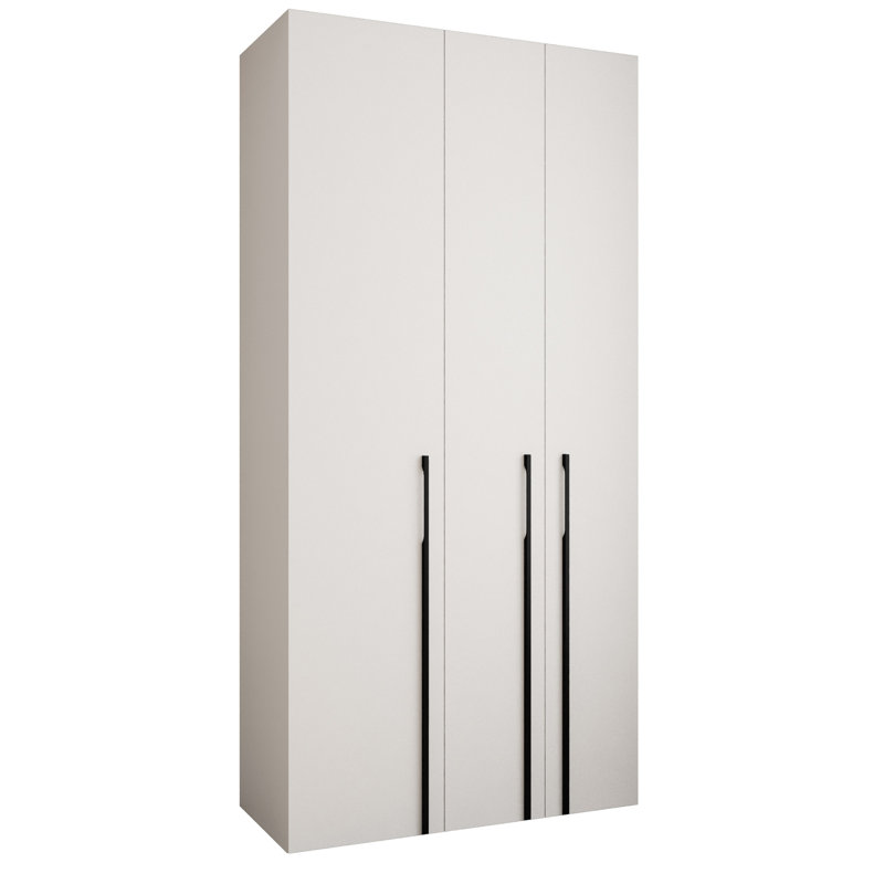 3 Door Manufactured Wood Wardrobe