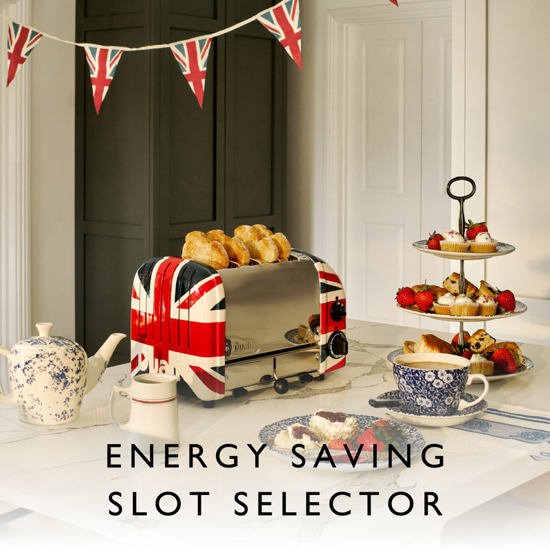4 Slice Classic Toaster Union Jack