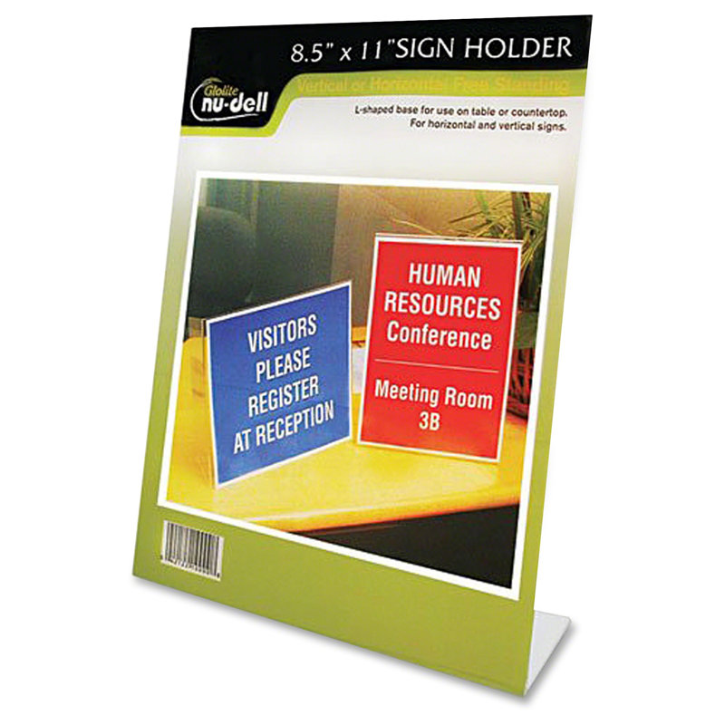 One-Piece Vertical Sign Holder