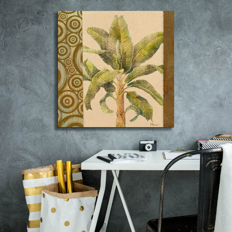 «Parlor Palm I» par Paul Brent, H 26 po x l 26 po x P 1,5 po