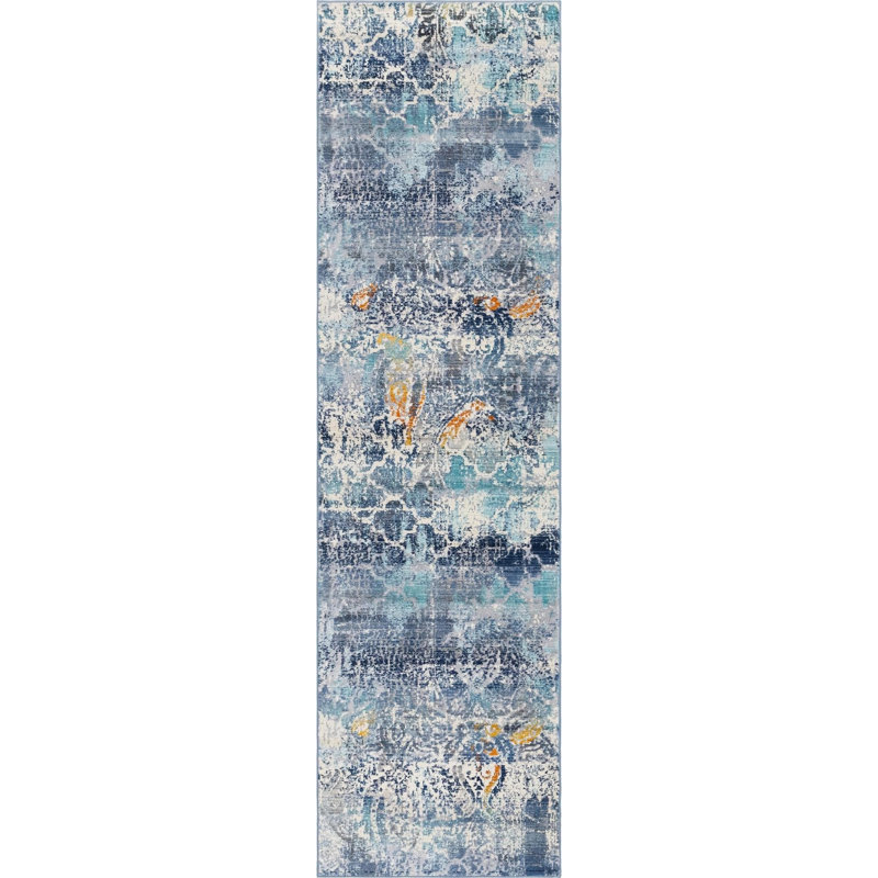 Abstract Indoor Rug, Runner 2'7" x 9'10"