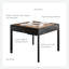 Table de salle à manger en bois de frêne noir moderne et moderne pour règles chinoises