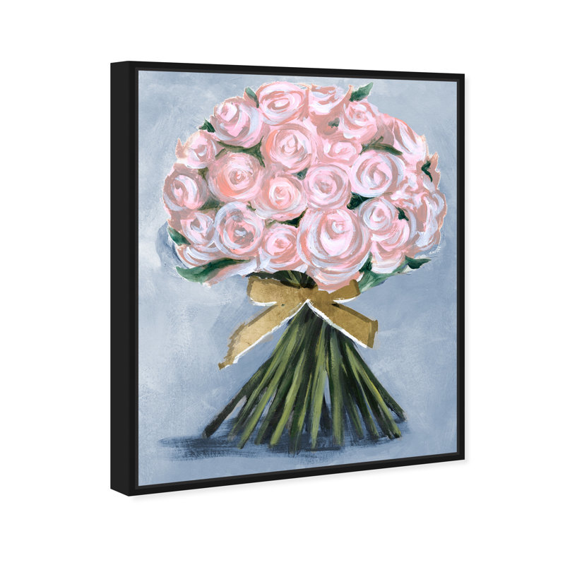 «Floral and Botanical Wonderful Spring Bouquet Florals», reproduction d'art sur toile, H 30 po x l 20 po x P 1,5 po