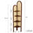 Rattan Corner Bookshelf Stand-1779104281