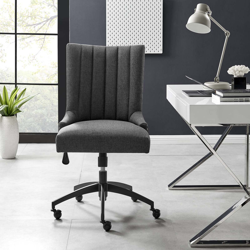 Chaise de bureau Empower Channel, gris, Noir