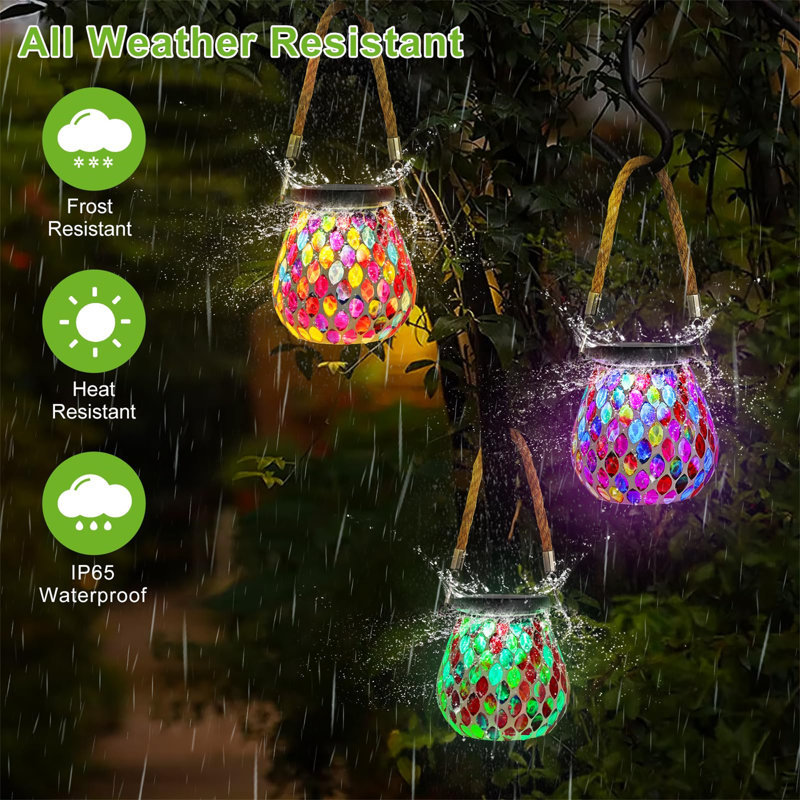 Dayana Solar Powered Outdoor Lantern