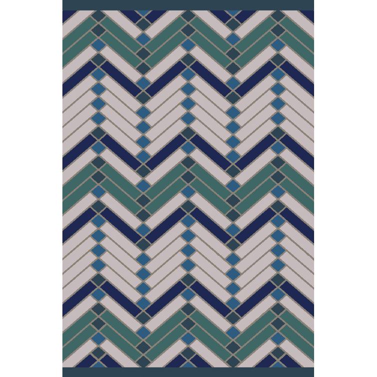 Wellow Cotton Oriental Indoor Rug