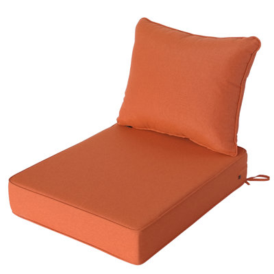 24" x 28" x 5.5" Outdoor/Indoor Deep Seating Cushions(Set of 1), All-Weather Seat and Back Cushions for Patio Furniture