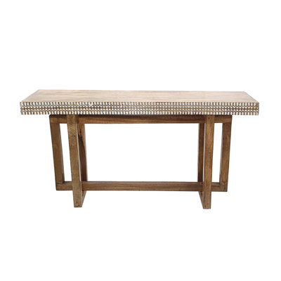 Console en bois massif 55 po Dijank