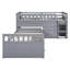 Lit mezzanine simple et lit plateforme avec support - Barrières de sécurité pour lit stable-126513853