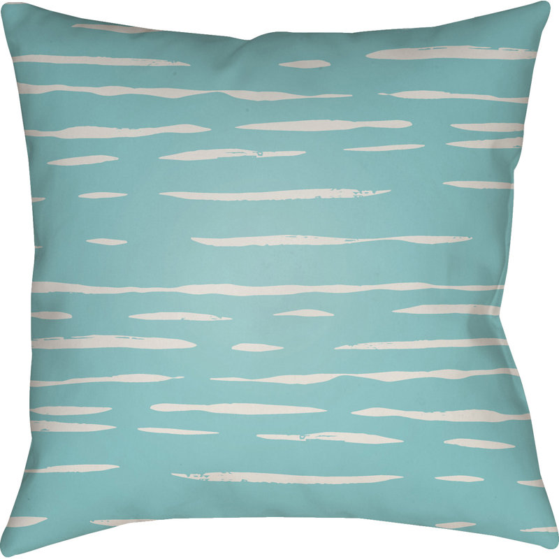  Outdoor Throw Pillow, Blue, 20" H x 20" W x 4" D