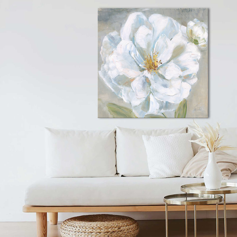 "Garden Queen I" par Sally Swatland, reproduction sur toile, H 18 po x l 18 po x P 1 po