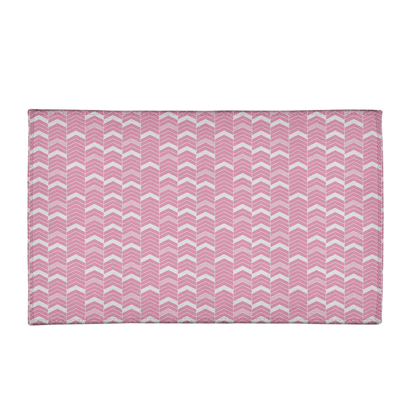 Chenille Chevron Indoor Rug, Rectangle 2' x 3'