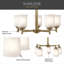Lustre rond à 5 lumières Shailene