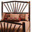 Tête de lit Fireside Lodge Hickory Log Sunburst - Grand - Naturel-382953105