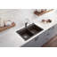 Diamond SILGRANIT 33" L x 22" W Double Bowl Drop-In/Undermount Kitchen Sink-2037236094