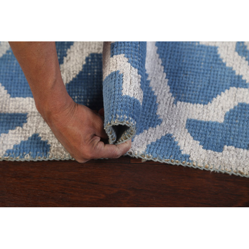 Tapis oriental à motif abstrait all-over 4 x 6