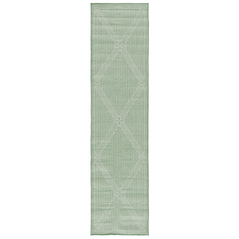 Tapis d'intérieur / extérieur géométrique lavable à la machine Jaycub, Tapis de couloir 2 pi x 8 pi