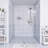 Frameless Stainless Steel Sliding Shower Door-116834921