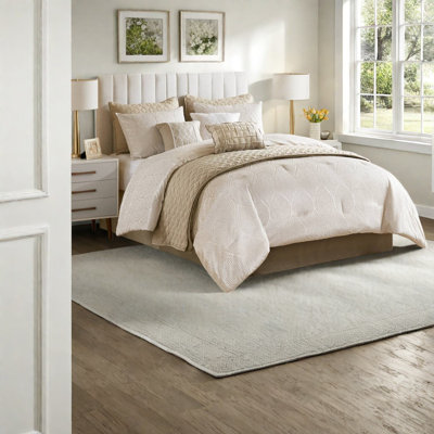 Ensembles de literie pour très grand lit luxueux, conception en jacquard de polyester pour les maisons élégantes