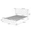 Basildene Upholstered Velvet Bed Frame-172714216-172714219