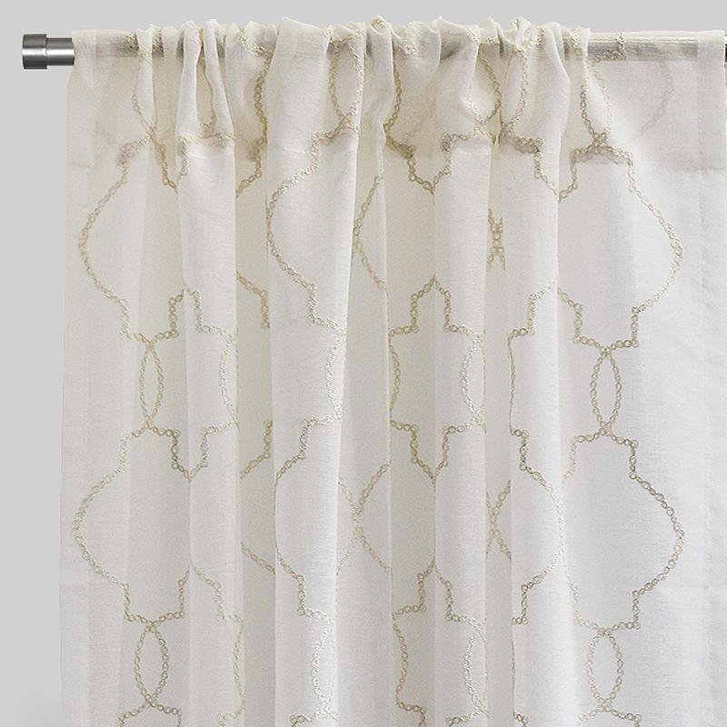 Embroidered Sheer | Aladdin Fabric_ALADDIN, Ivory