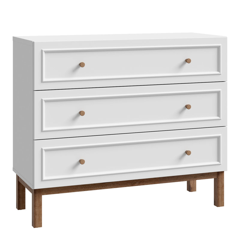Silvino 100.2cm W 3 - Drawer Chest of Drawers