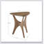 Triangle Wood Side Table
