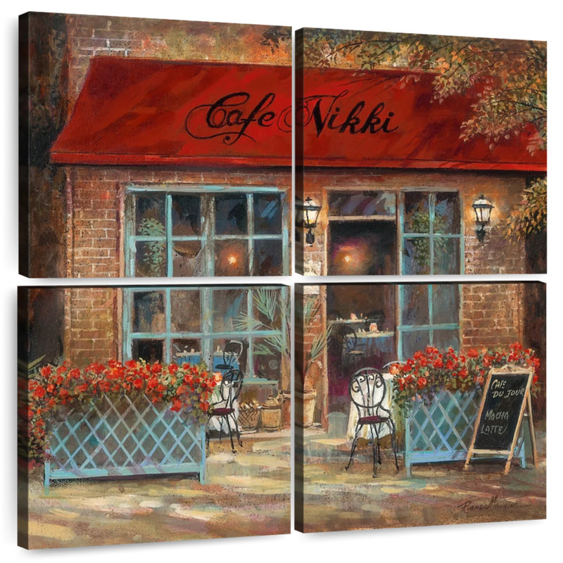 Lilie Cafe Nikki, H 18 po x l 18 po