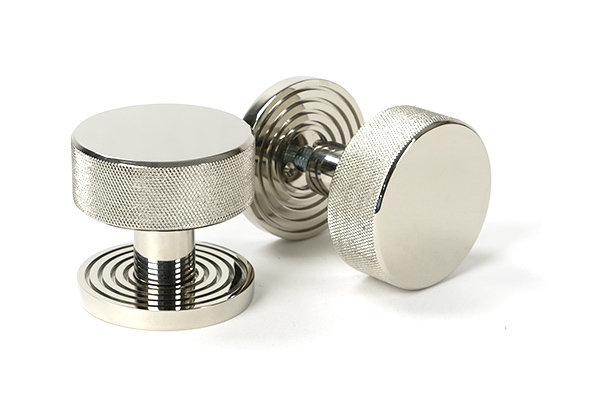 Brompton Interior Mortise Knobset, Polished Nickel