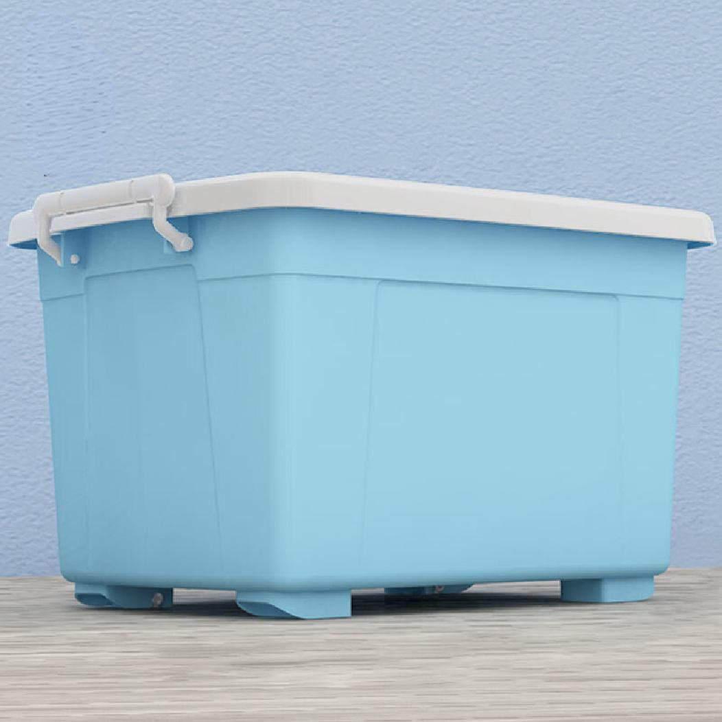 Outdoor Mini Storage Box Plastic Thicken Lock with Cover Camping