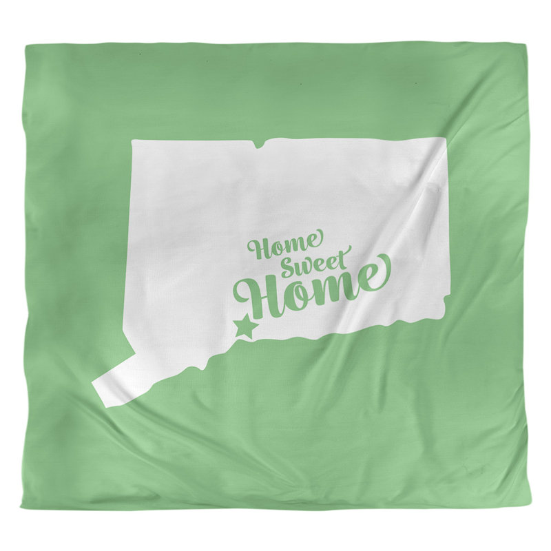 Housse de couette home new refuge, Housse de couette pour très grand lit, Vert, Polyester brossé