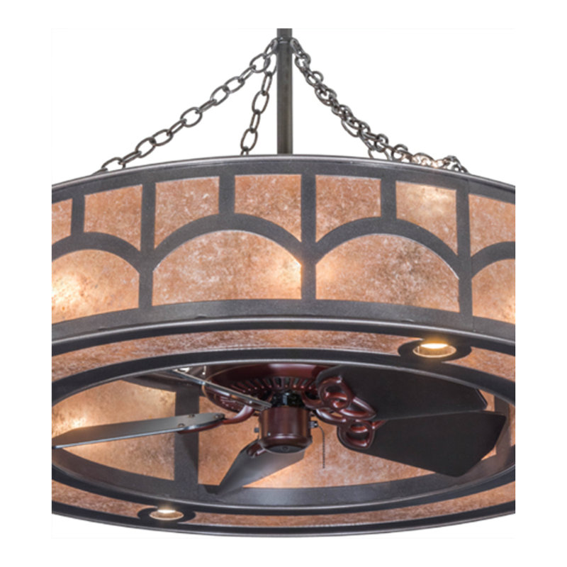 Mission Downrod Ceiling Fan