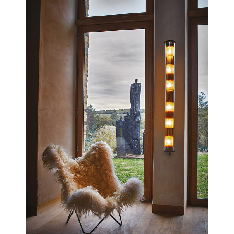Flush Mounted Sconce, Silver/Gold