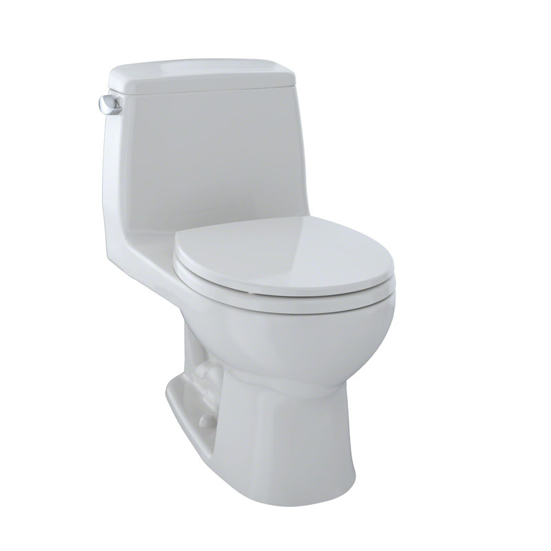 TOTO® Eco UltraMax® One-Piece Round Bowl 1.28 GPF Toilet, Colonial White, Colonial White