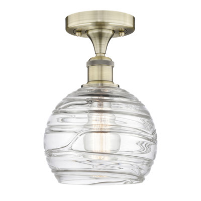 Plafonnier semi-encastré en verre Reales