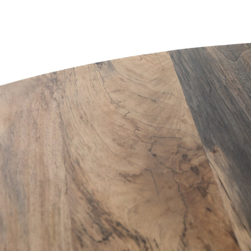 Hudson Round Dining Table, Spalted Primavera