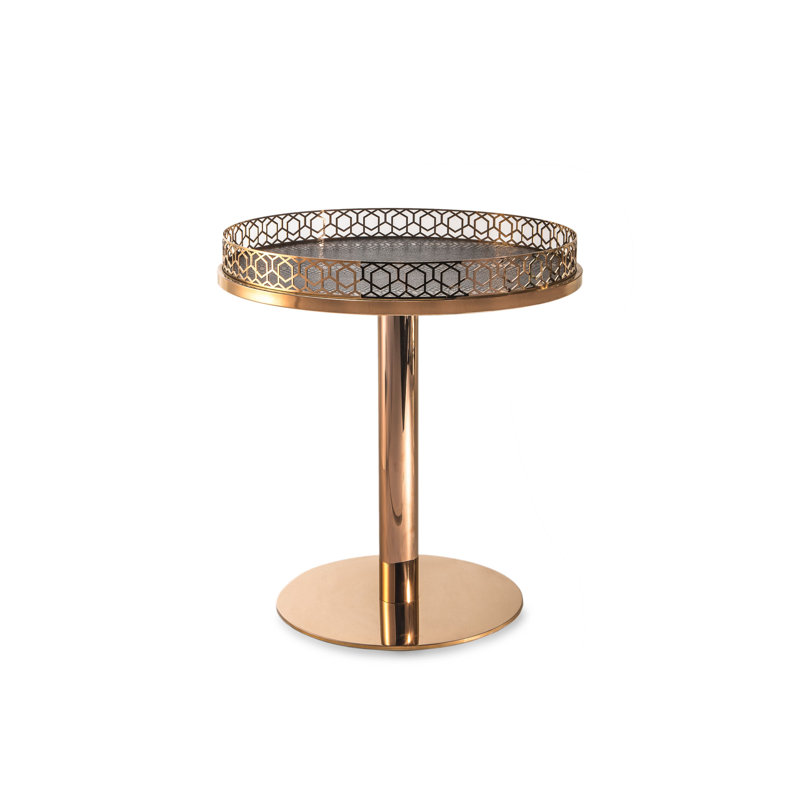 Table basse à piédestal, Or