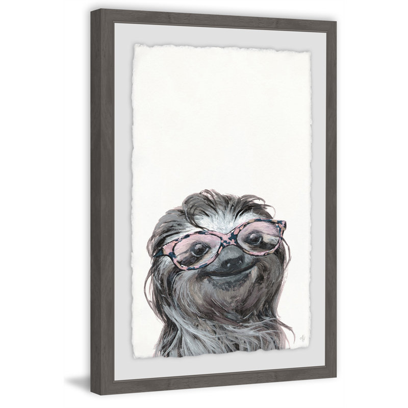«Fgg Shaggy Sloth», reproduction encadrée, H 18 po x l 12 po x P 1,5 po