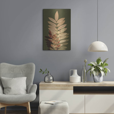 Art mural en métal Winston Porter «Fall Leaves 2» par Ian Winistanley