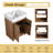 Quarnar 24'' Single Sink Freestanding Bathroom Vanity, Floor Standing Vanity With 2 Doors and White Resin Basin Sink Top