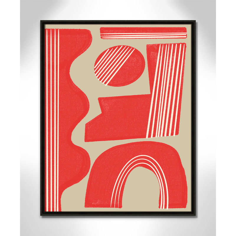Imprimé Rosalinda par Miuus Studio, Framed Canvas, 23.5'' W x 29.5'' H, Flottant espresso