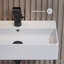 Claire Ceramic Rectangular Wall Mount Bathroom Sink with Overflow-92365461