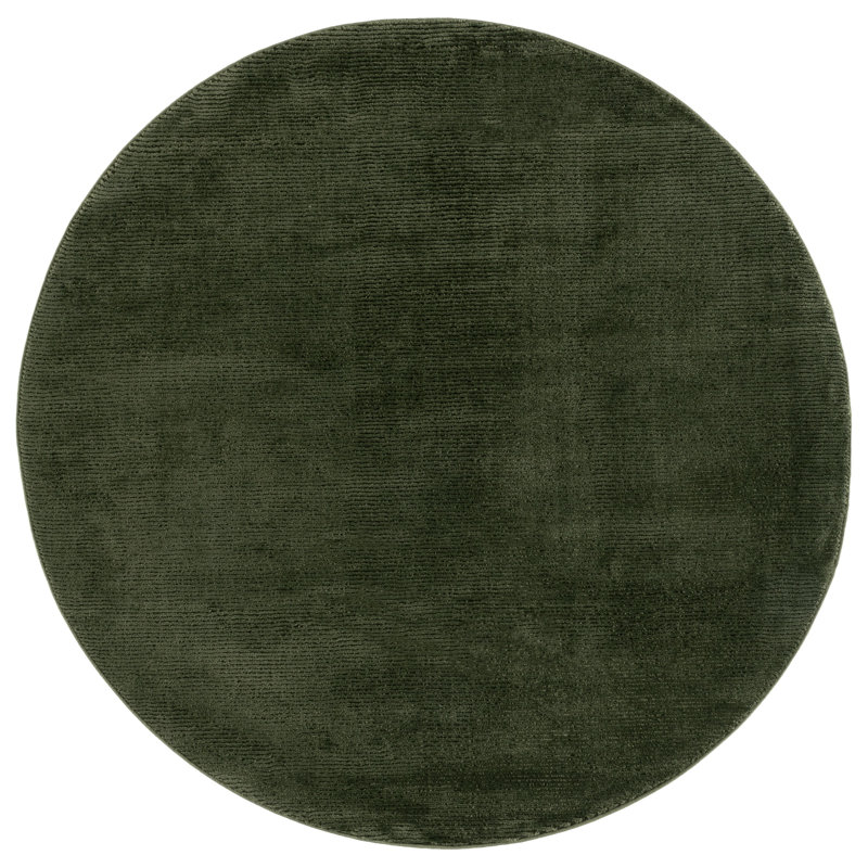 Revive Performance Solid Color Rug, Round 5'3"