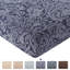 Damask Box Cushion Sofa Slipcover-730778324-730778328